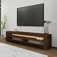 HABITAT ET JARDIN - Meuble TV en bois "Bati" - 150 x 36 x 46 cm - Marron - vignette
