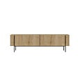 HABITAT ET JARDIN - Meuble TV en bois "Herman" - 160 x 31 x 45 cm - Beige - vignette