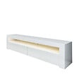 HABITAT ET JARDIN - Meuble TV en bois "Bati" - 150 x 36 x 46 cm - Blanc - vignette