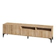 HABITAT ET JARDIN - Meuble TV en bois "Ross" - 180 x 35 x 52 cm - Chêne - vignette