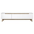 HABITAT ET JARDIN - Meuble TV en bois "Digi" - 180 x 35 x 48 cm - Beige - vignette