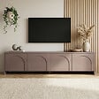 HABITAT ET JARDIN - Meuble TV en bois "Aurelia" - 180 x 32 x 45 cm - Atlas - vignette