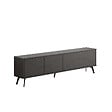 HABITAT ET JARDIN - Meuble TV en bois "Dune" - 180 x 29 x 50 cm - Gris anthracite - vignette