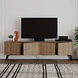 HABITAT ET JARDIN - Meuble TV en bois "Dune" - 180 x 29 x 50 cm - Marron - vignette