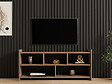 HABITAT ET JARDIN - Meuble TV en bois "Pera" - 117 x 28 x 55 cm - Pin atlantique - vignette