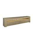 HABITAT ET JARDIN - Meuble TV en bois "Bati" - 150 x 36 x 46 cm - Beige - vignette