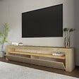 HABITAT ET JARDIN - Meuble TV en bois "Bati" - 150 x 36 x 46 cm - Beige - vignette