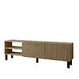 HABITAT ET JARDIN - Meuble TV en bois "River" - 150 x 31 x 48 cm - Beige - vignette