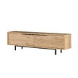 HABITAT ET JARDIN - Meuble TV en bois "Calvin" - 160 x 35 x 45 cm - Marron - vignette