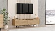 HABITAT ET JARDIN - Meuble TV en bois "Calvin" - 160 x 35 x 45 cm - Marron - vignette
