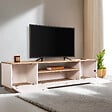 HABITAT ET JARDIN - Meuble TV en bois "Veramont" - 180 x 44 x 44 cm - Marron clair - vignette