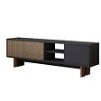 HABITAT ET JARDIN - Meuble TV en bois "Ravello" - 150 x 30 x 45 cm - Marron - vignette