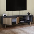 HABITAT ET JARDIN - Meuble TV en bois "Ravello" - 150 x 30 x 45 cm - Marron - vignette