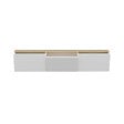 HABITAT ET JARDIN - Meuble TV en bois "Neon" - 160 x 32 x 35 cm - Blanc - vignette
