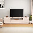 HABITAT ET JARDIN - Meuble TV en bois "Veramont" - 180 x 44 x 44 cm - Beige - vignette