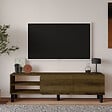 HABITAT ET JARDIN - Meuble TV en bois "River" - 150 x 31 x 48 cm - Marron - vignette