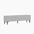 HABITAT ET JARDIN - Meuble TV en bois "Felix" - 160 x 31 x 44 cm - Blanc - vignette