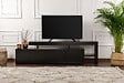 HABITAT ET JARDIN - Meuble TV en bois "Beliz" 192 x 37 x 53 cm - Bois Noir - vignette