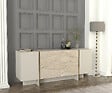 HABITAT ET JARDIN - Buffet en bois "Veyron" - 180 x 46 x 75 cm - Travertin, Grès - vignette