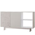 HABITAT ET JARDIN - Buffet en bois "Ravello" - 140 x 35 x 80 cm - Blanc - vignette