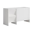 HABITAT ET JARDIN - Buffet en bois "Laris 130" - 130 x 44 x 82 cm - Blanc - vignette