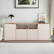 HABITAT ET JARDIN - Buffet en bois "Arista" - 180 x 44 x 75 cm - Beige - vignette