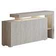 HABITAT ET JARDIN - Buffet en bois "Beliz" - 170 x 35 x 80 cm - Travertin - vignette