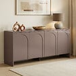 HABITAT ET JARDIN - Buffet en bois "Arlen" - 180 x 45 x 80 cm - Atlas - vignette