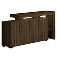 HABITAT ET JARDIN - Buffet en bois "Beliz" - 170 x 35 x 80 cm - Noyer Antique - vignette