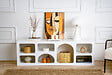 HABITAT ET JARDIN - Buffet en bois "Ferlis" - 160 x 40 x 51 cm - Blanc - vignette
