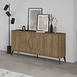 HABITAT ET JARDIN - Buffet en bois "Gora Wide" - 180 x 36 x 82 cm - Marron - vignette