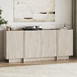 HABITAT ET JARDIN - Buffet en bois "Dorma" - 180 x 45 x 80 cm - Travertin - vignette