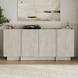 HABITAT ET JARDIN - Buffet en bois "Dorma" - 180 x 45 x 80 cm - Travertin - vignette