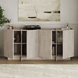 HABITAT ET JARDIN - Buffet en bois "Dorma" - 180 x 45 x 80 cm - Travertin - vignette