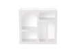 HABITAT ET JARDIN - Buffet en bois "Lessa" - 80 x 37 x 74 cm - Blanc - vignette
