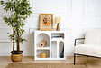 HABITAT ET JARDIN - Buffet en bois "Lessa" - 80 x 37 x 74 cm - Blanc - vignette