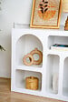 HABITAT ET JARDIN - Buffet en bois "Lessa" - 80 x 37 x 74 cm - Blanc - vignette