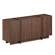 HABITAT ET JARDIN - Buffet en bois "Dorma" - 180 x 45 x 80 cm - Noyer Milano - vignette
