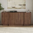 HABITAT ET JARDIN - Buffet en bois "Dorma" - 180 x 45 x 80 cm - Noyer Milano - vignette