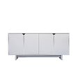 HABITAT ET JARDIN - Buffet en bois "Doruk" - 180 x 40 x 81 cm - Blanc - vignette
