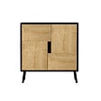 HABITAT ET JARDIN - Buffet en bois "Darien" - 76 x 35 x 79 cm - Beige - vignette