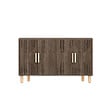 HABITAT ET JARDIN - Buffet en bois "Roger" - 120 x 30 x 74 cm - Marron - vignette