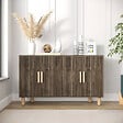 HABITAT ET JARDIN - Buffet en bois "Roger" - 120 x 30 x 74 cm - Marron - vignette