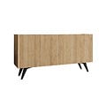 HABITAT ET JARDIN - Buffet en bois "Pekin" - 150 x 40 x 76 cm - Marron - vignette