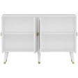 HABITAT ET JARDIN - Buffet en bois "Ahart" - 120 x 30 x 80 cm - Blanc - vignette