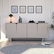 HABITAT ET JARDIN - Buffet en bois "Oz" - 180 x 40 x 81 cm - Beige - vignette