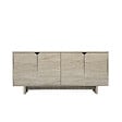 HABITAT ET JARDIN - Buffet en bois "Turan" - 180 x 40 x 81 cm - Travertin - vignette
