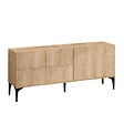 HABITAT ET JARDIN - Buffet en bois "Laika" - 180 x 40 x 80 cm - Beige - vignette