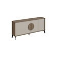 HABITAT ET JARDIN - Buffet en bois "Gora Wide" - 180 x 36 x 82 cm - Crème - vignette