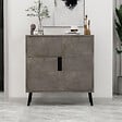 HABITAT ET JARDIN - Buffet en bois "Darien" - 76 x 35 x 79 cm - Gris - vignette